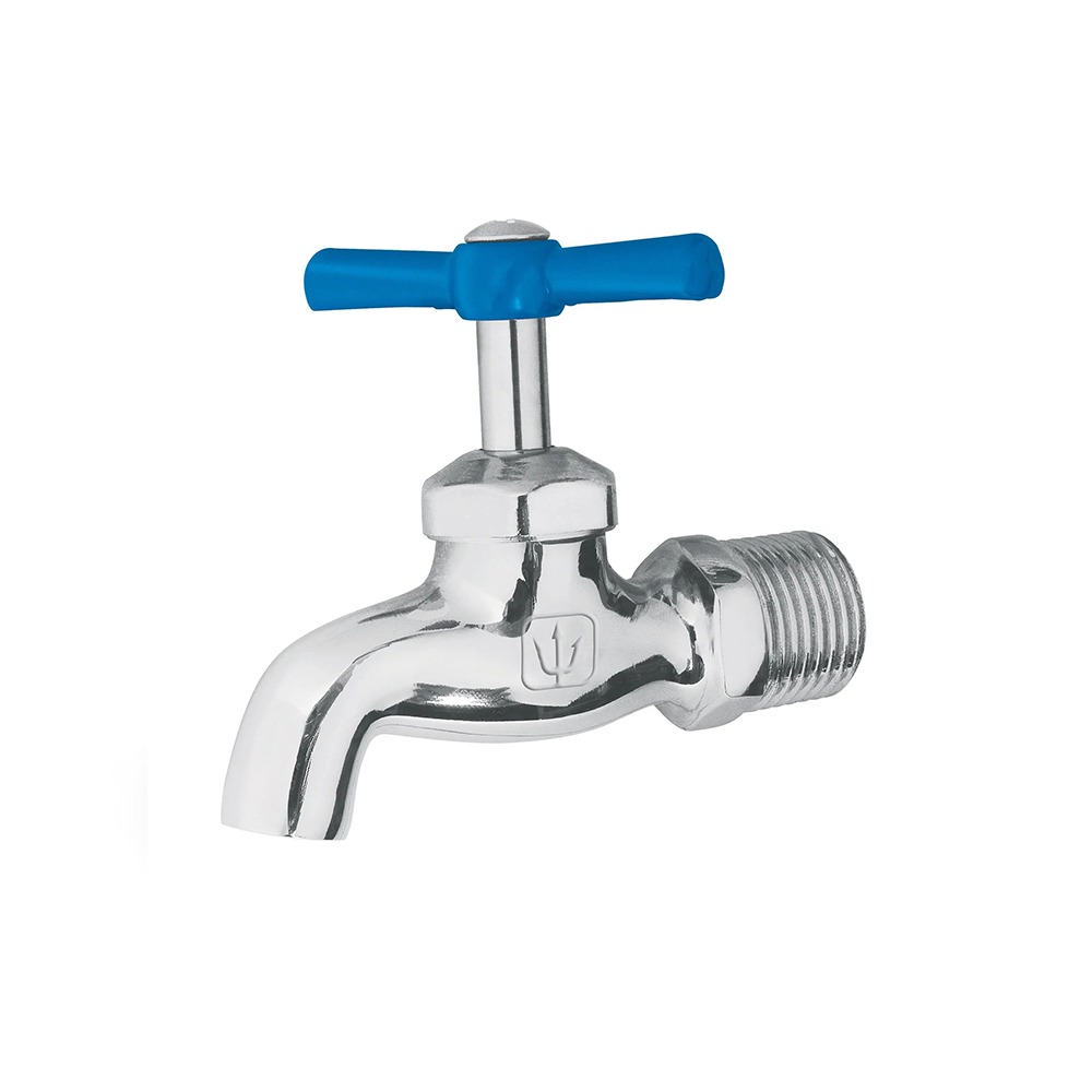LLAVE CHORRO 1/2 FOSET NIQUELADA (49086)