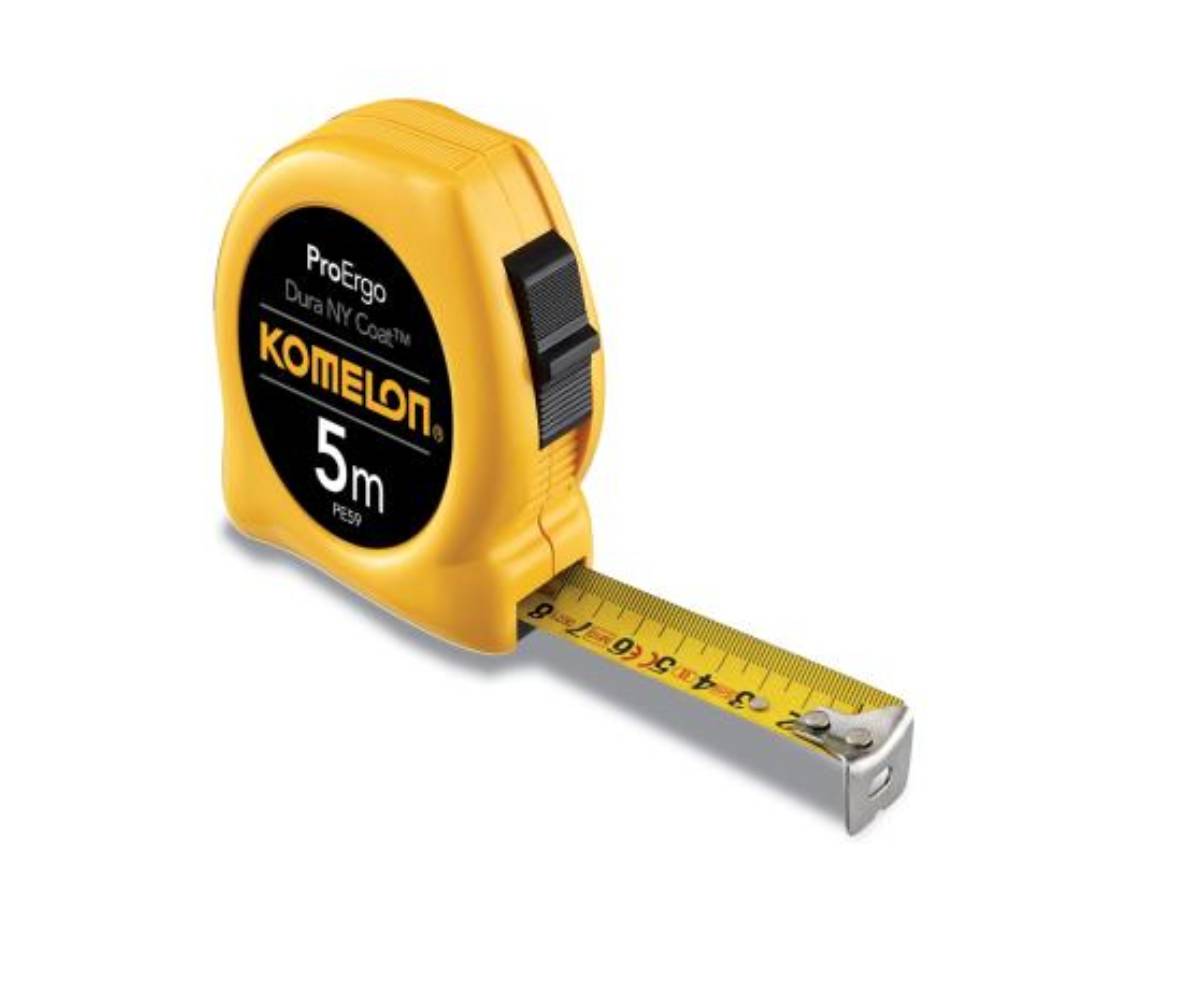 CINTA METRICA KOMELON 5 MTS GRIPPER EASY GRIP