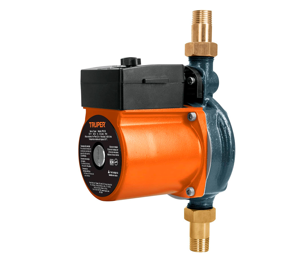 BOMBA PRESURIZADORA TRUPER P/TINACO 1/6HP 25LITROS X MIN