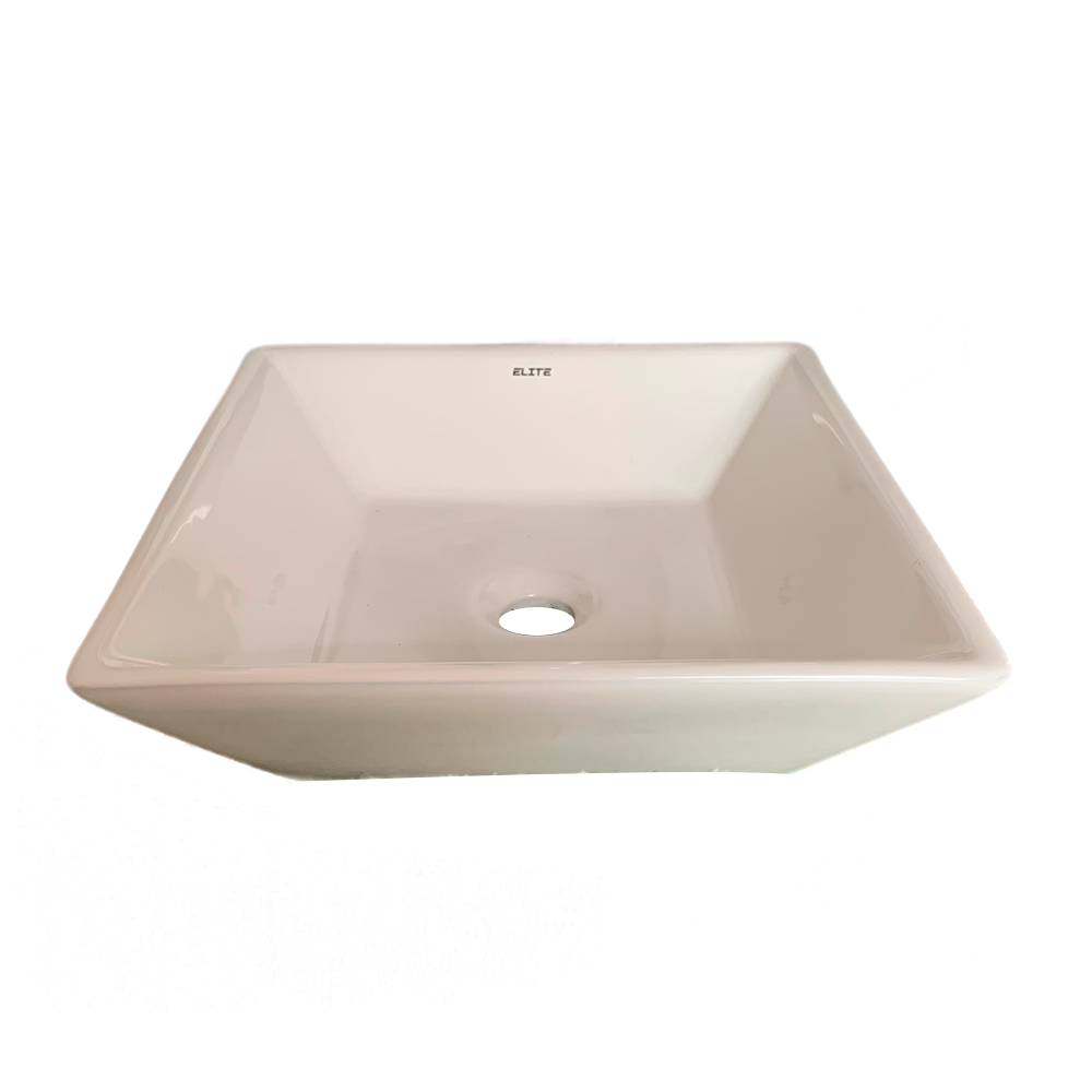 LAVAMANOS ENCIMERA RECTANGULAR BLANCO 390*390*140