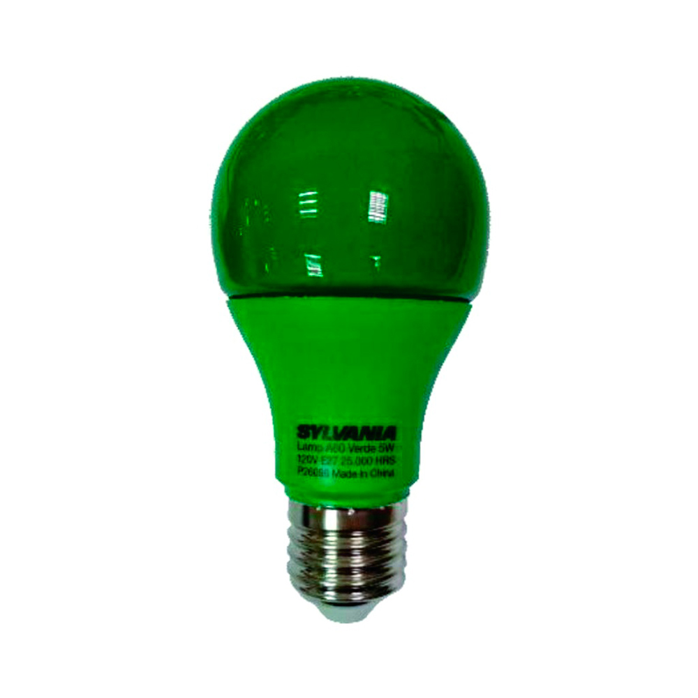 BOMBILLO LED SYLV. 5W VERDE