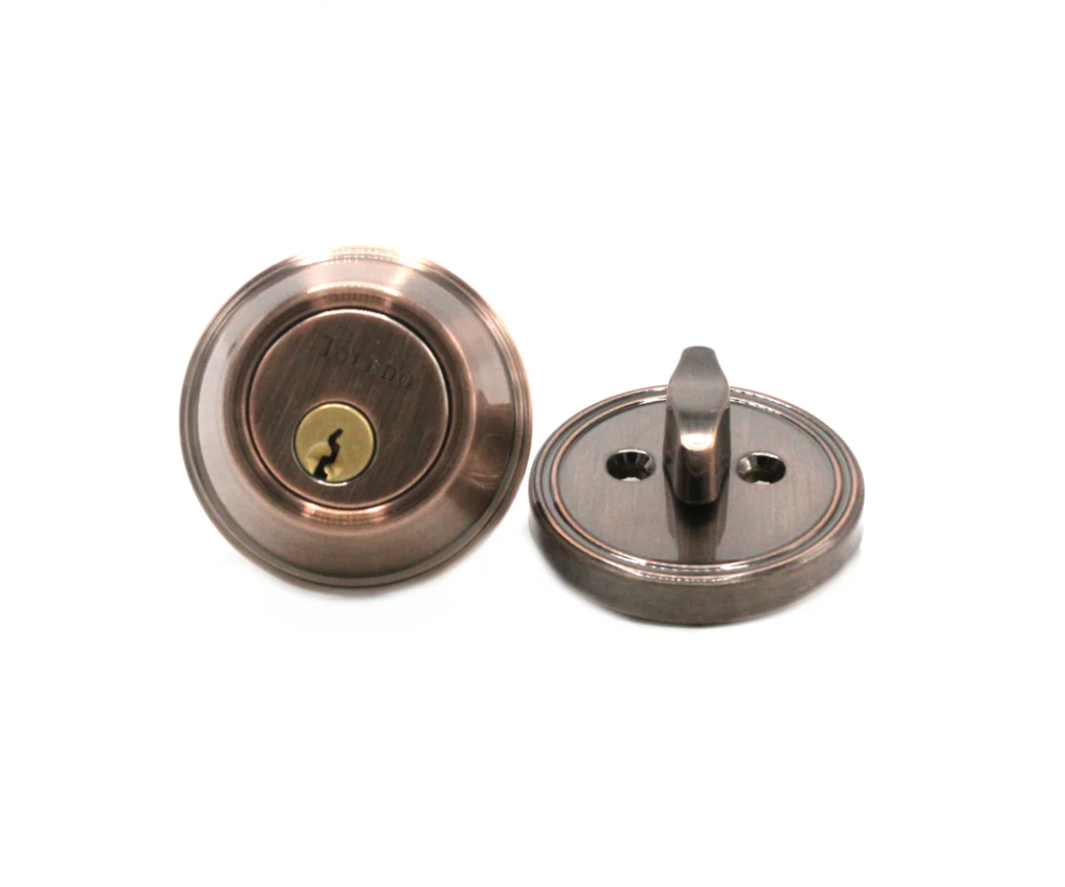 CERRADURA YALE T/CERROJO AC BRONCE