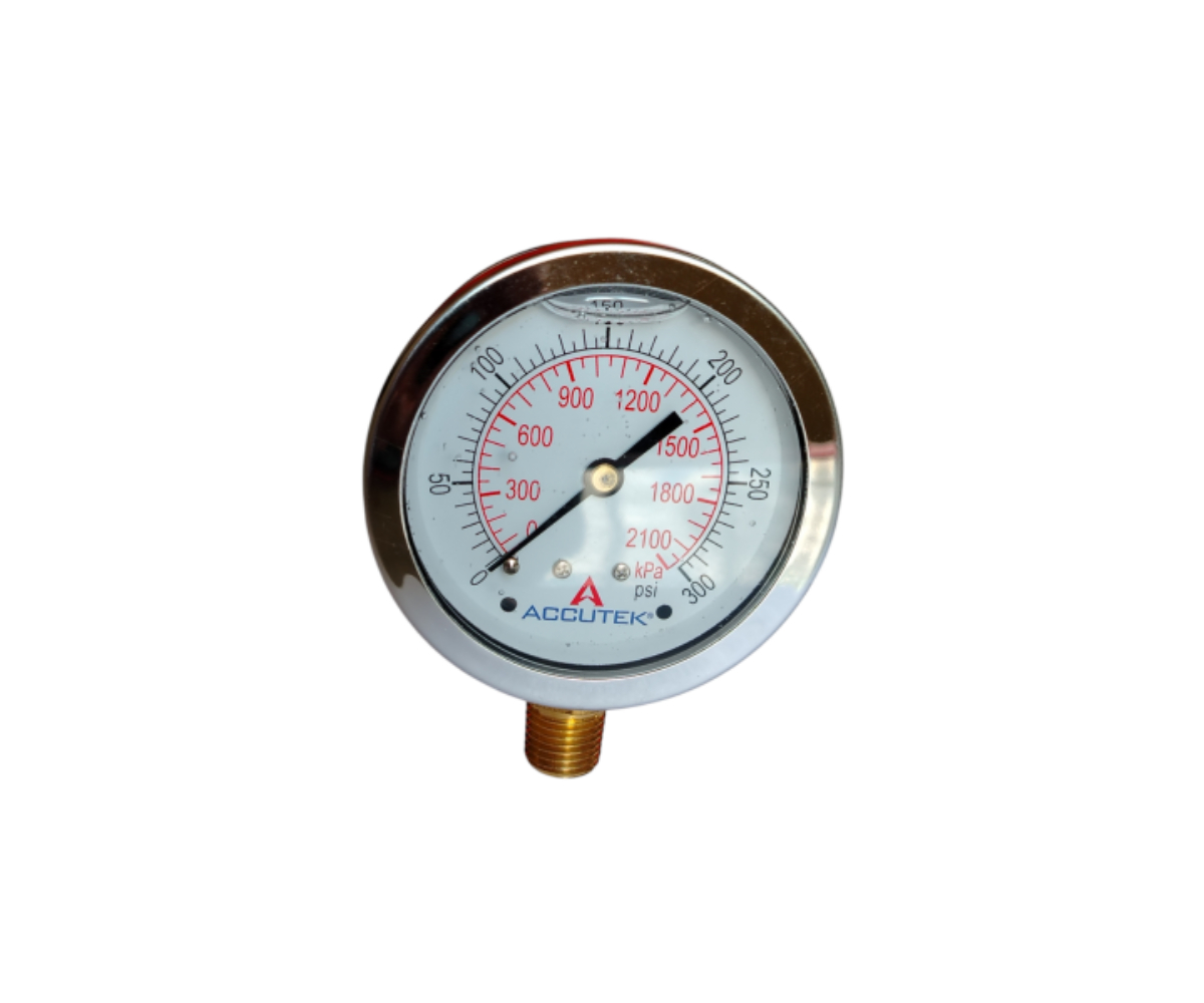 RELOJ MANOMETRO P/BOMBA GLYCERINA 0-300 PSI GENEBRE