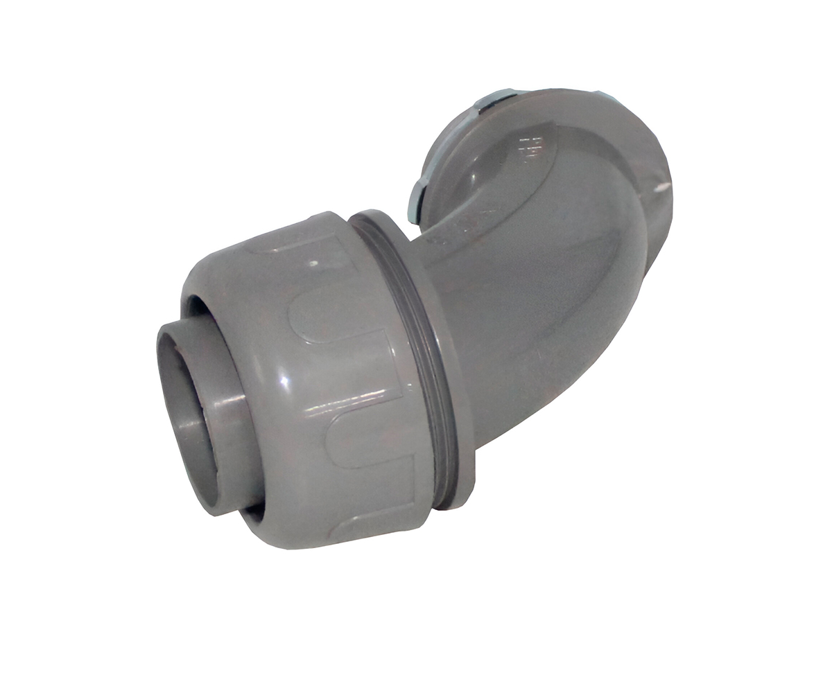 CONECTOR LT CURVO PLAST. 1 1/2