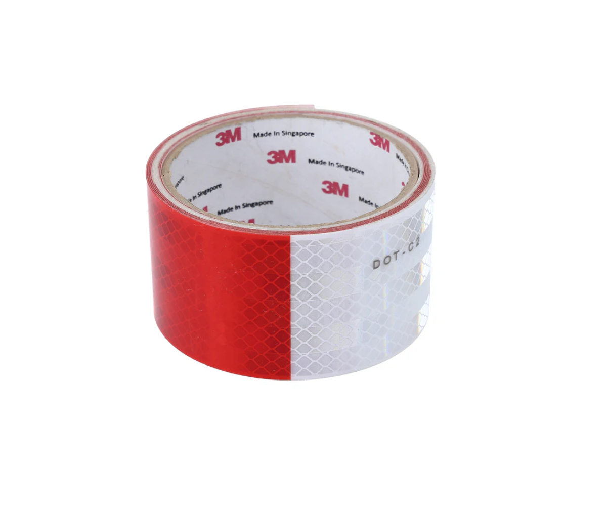 CINTA REFLECTIVA ROJA/GRIS 3M