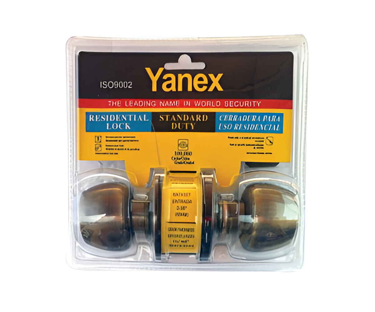 CERRADURA DOBLE PUÑO YANEX REF 578 SS