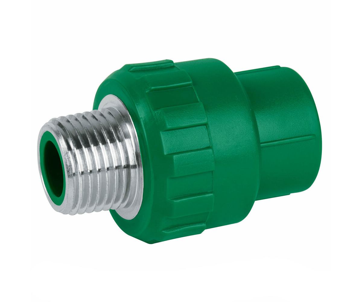 PPR ADAPTADOR MACHO VERDE 20MM X 1/2" ERA (240)