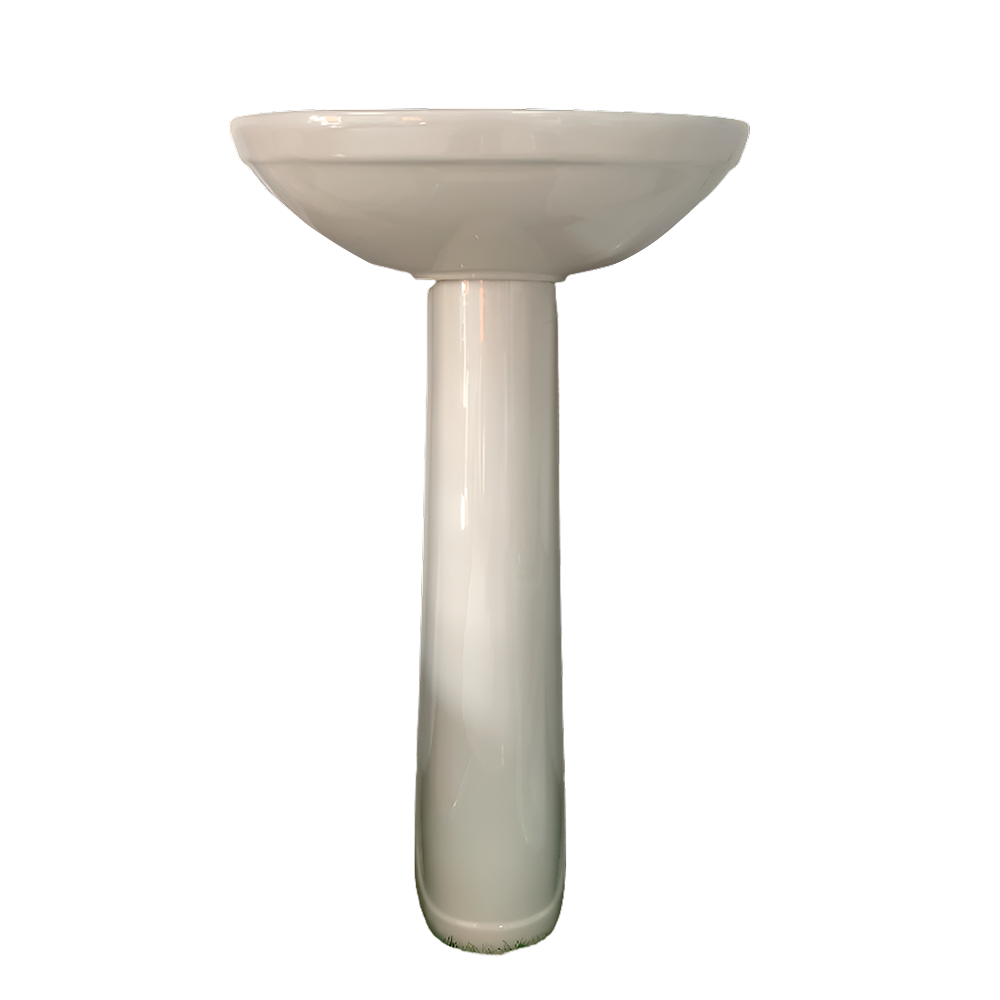 LAVAMANOS CORONA ACUACER BONE C/PEDESTAL