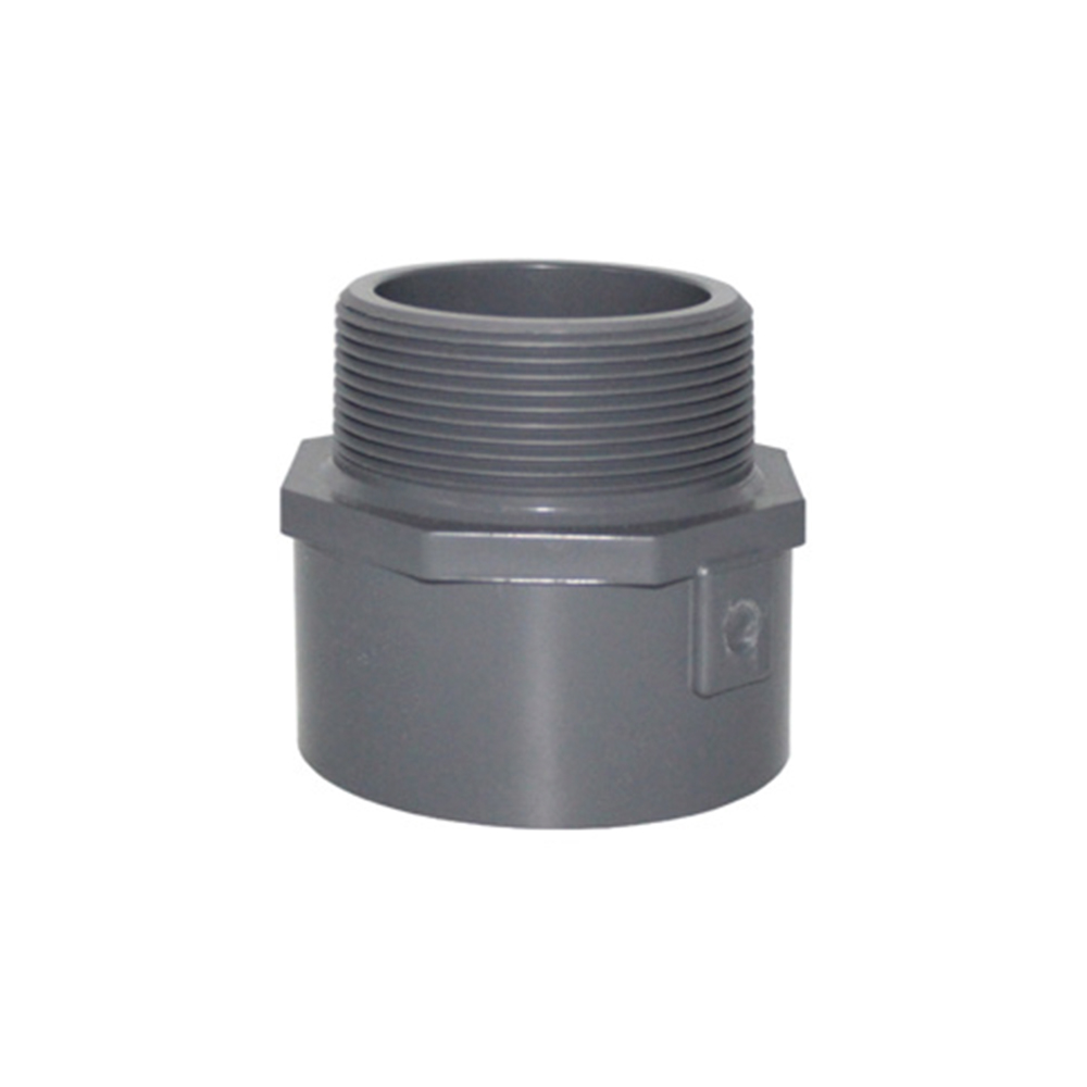 ADAPTADOR MACHO 1 1/2 PVC GRIS SCH-80 ERA (96)