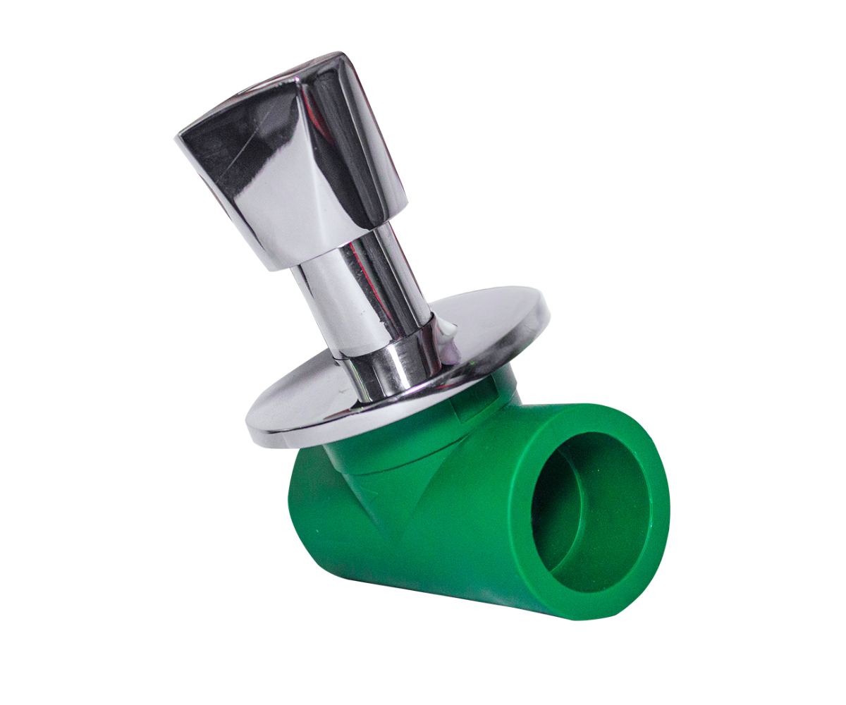 PPR LLAVE EMPOSTRAL 25MM X 3/4 C/PUNO CROMADO ERA (48)