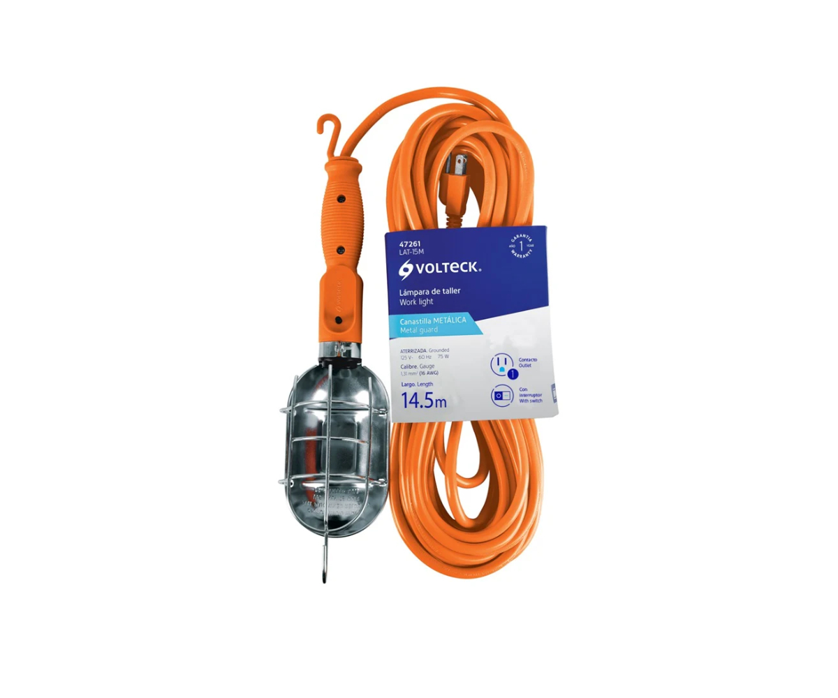 EXTENSION P/ MECANICO CAJA METAL 15M VOLTECH 47261