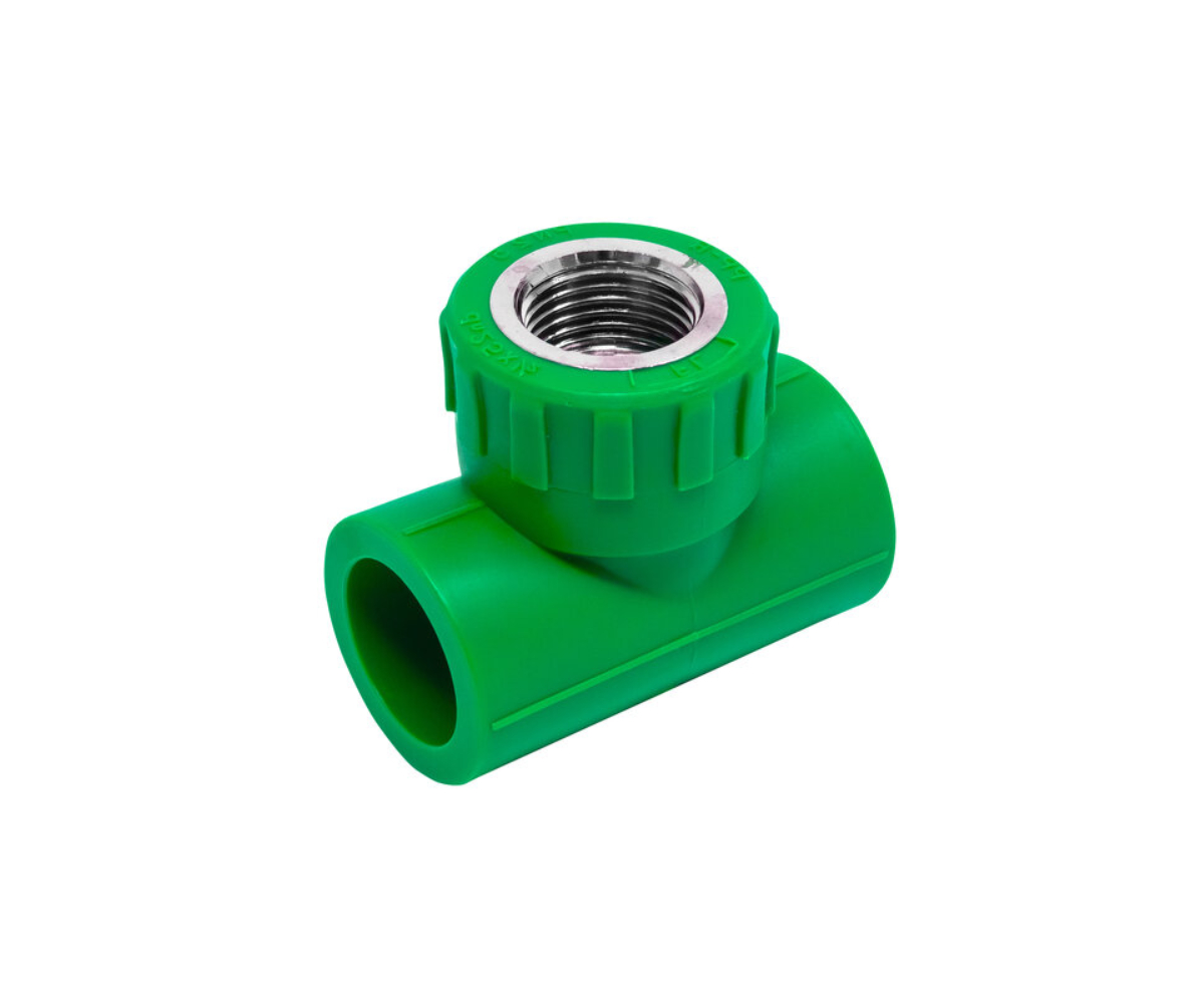 PPR TEE VERDE HEMBRA 1" 32MM