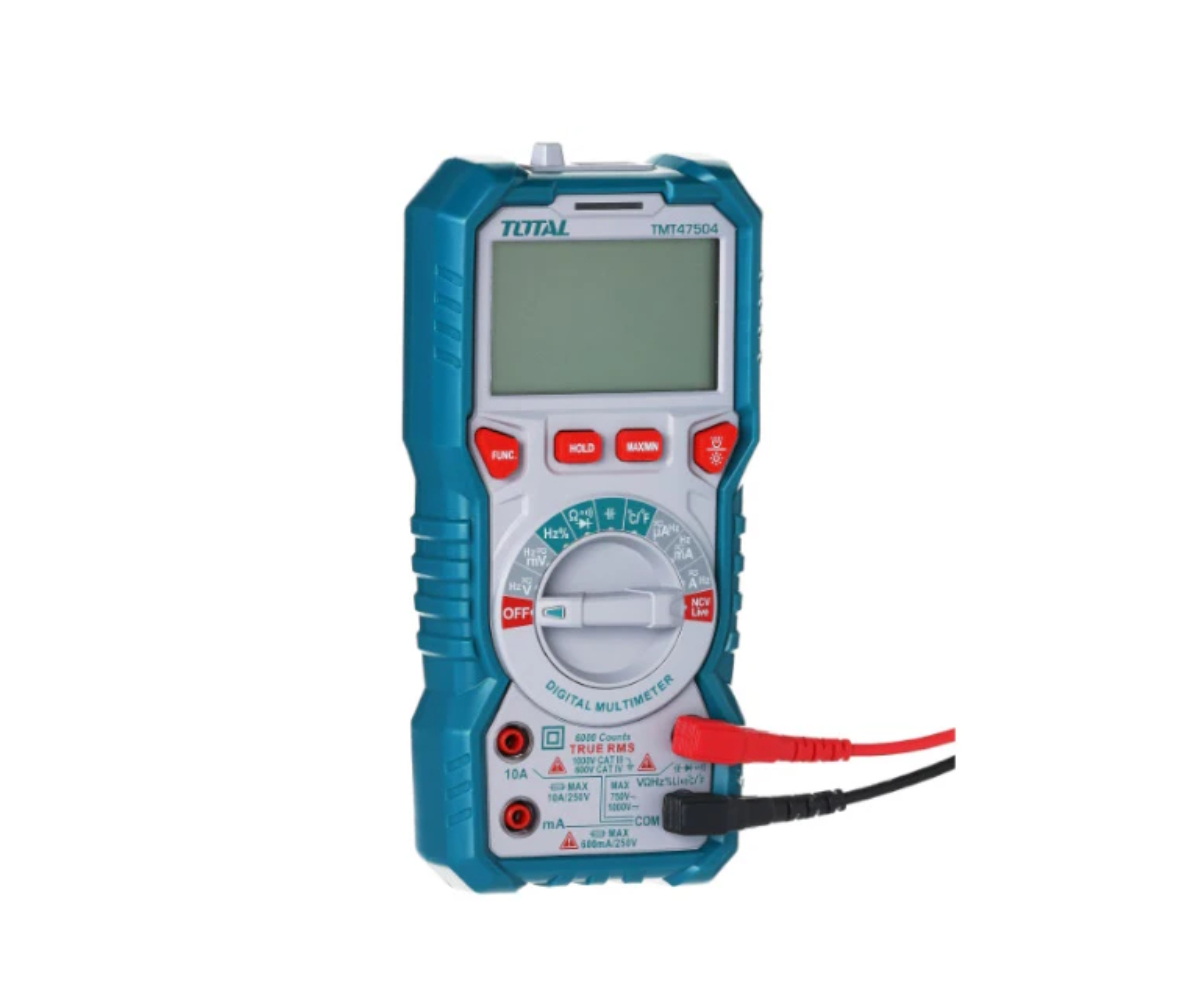 MULTIMETRO TOTAL DIGITAL CAT 3 1000V CAT4 600V TMT47504