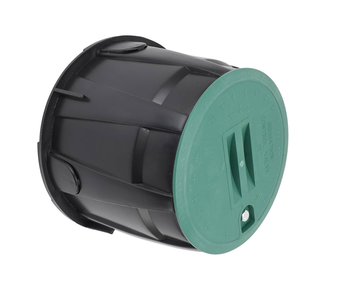 REGISTRO PLAST REDONDO P/JARDIN P/VALVULA 10 TAPA VERDE ERA