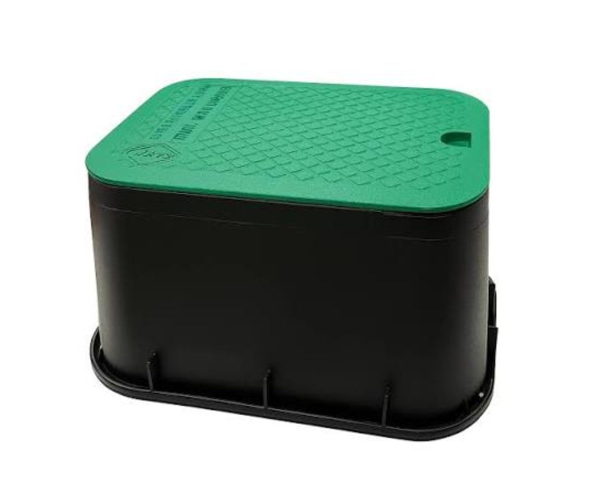 REGISTRO PLAST CUADRADO P/JARDIN P/VALVULA 12 TAPA VERDE ERA