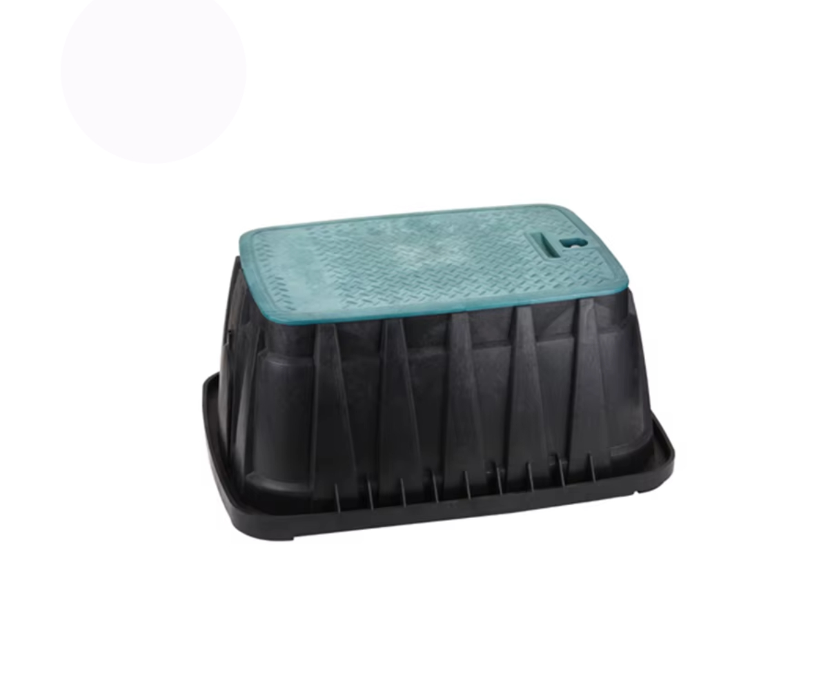 REGISTRO PLAST CUADRADO P/JARDIN P/VALVULA 14 TAPA VERDE ERA