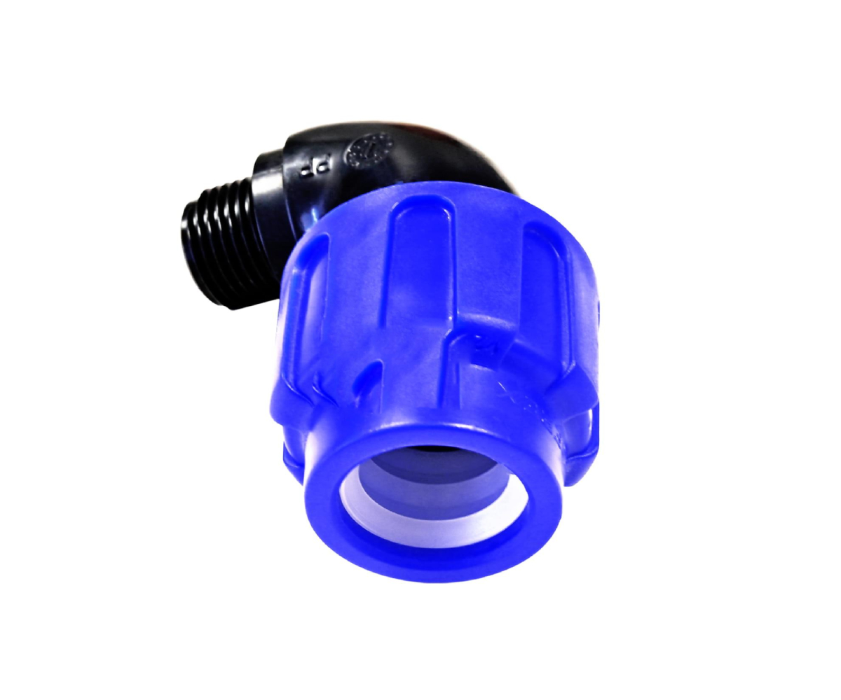 PP CODO MACHO 32MM X 1 POLIETILENO COMPRESSION ERA (130)