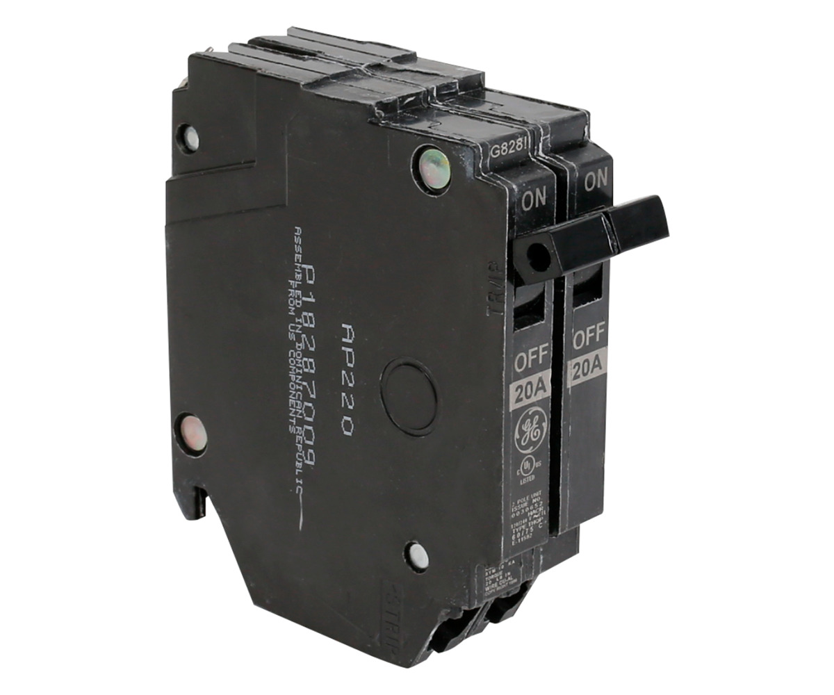 BREAKER FINO DOBLE 20A GE THQP