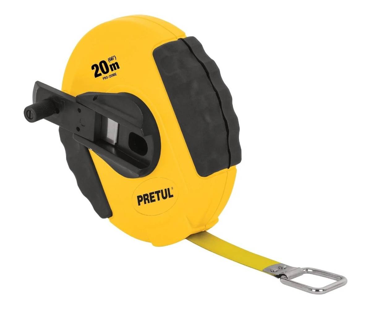 CINTA METRICA 20 MTS PRETUL 20900