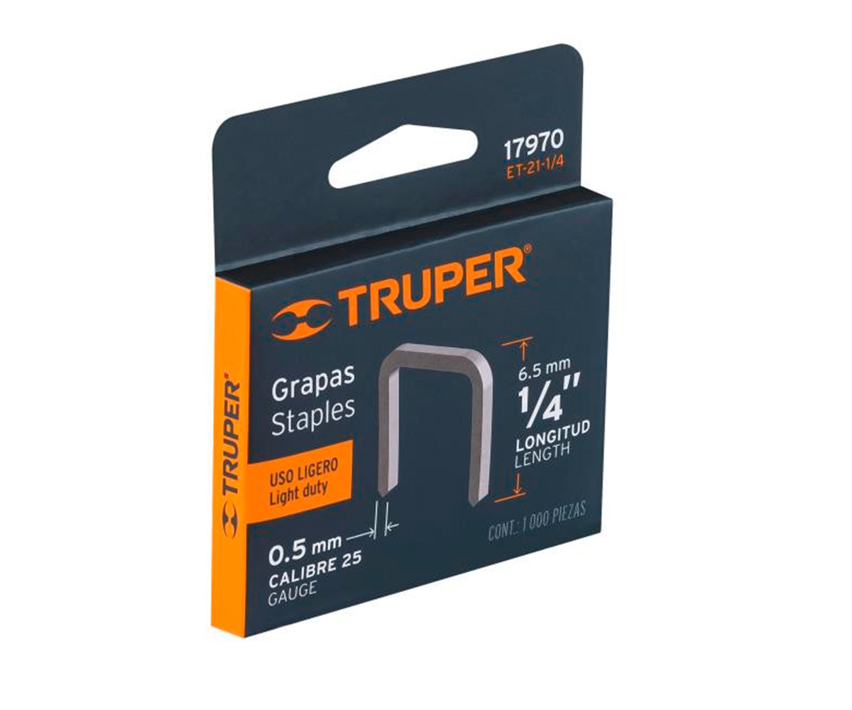 GRAPA P/GRAPADORA TRUPER 1/4 ET-21-1/4