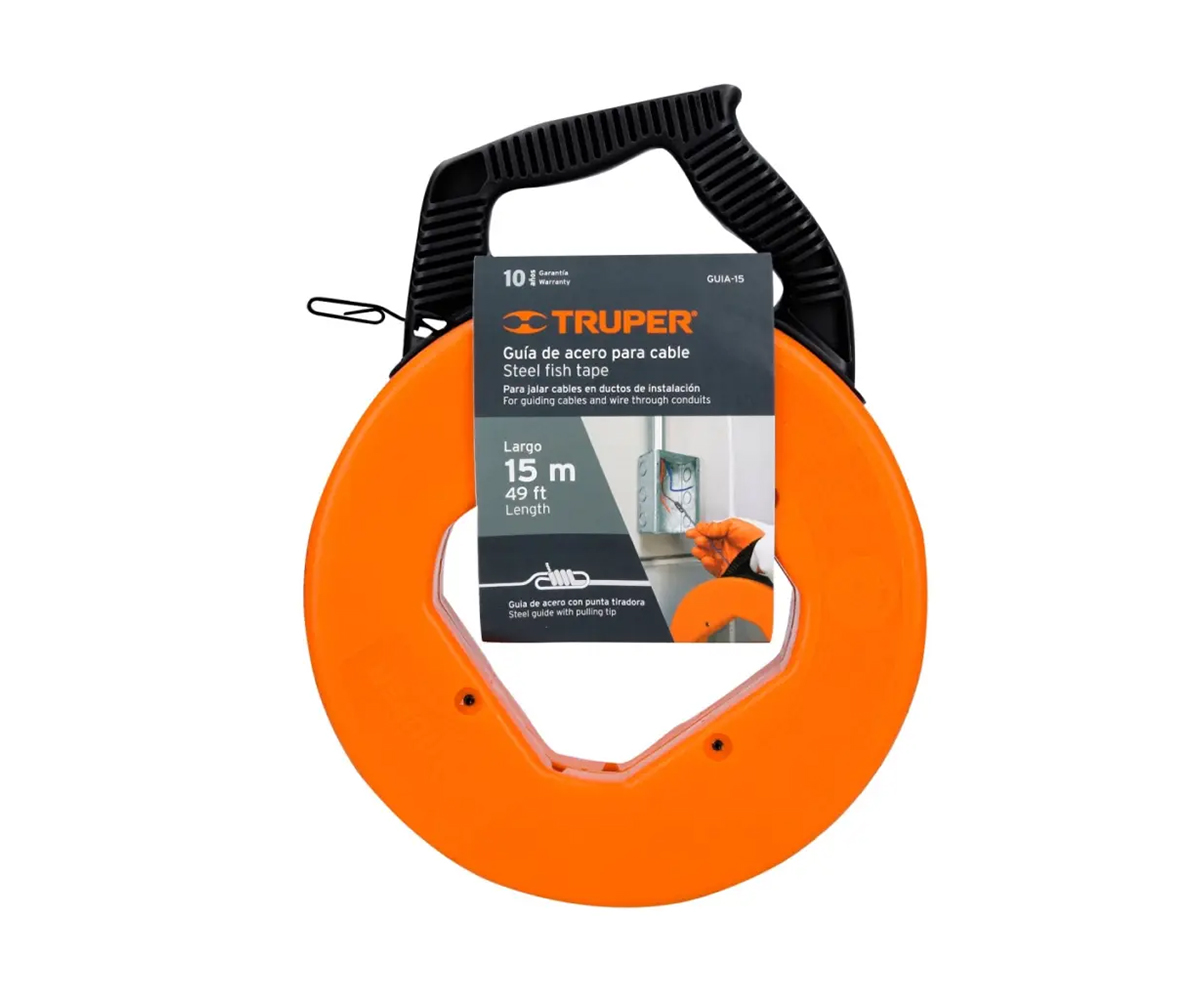 CINTA P/ALAMBRAR C/ESTUCHE TRUPER 15 MTS